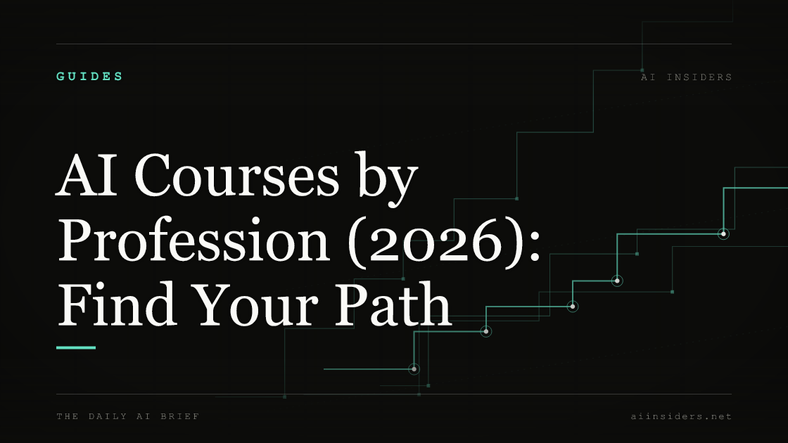 AI Courses by Profession (2026): Find Your Path — featured image for AI Insiders