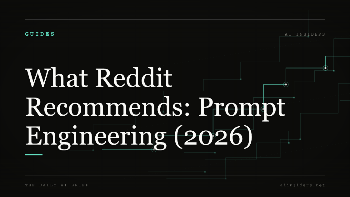 What Reddit Recommends: Prompt Engineering (2026) — featured image for AI Insiders
