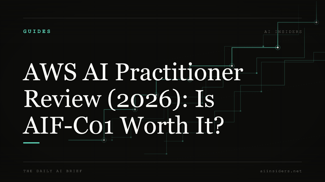 AWS AI Practitioner Review (2026): Is AIF-C01 Worth It? — featured image for AI Insiders