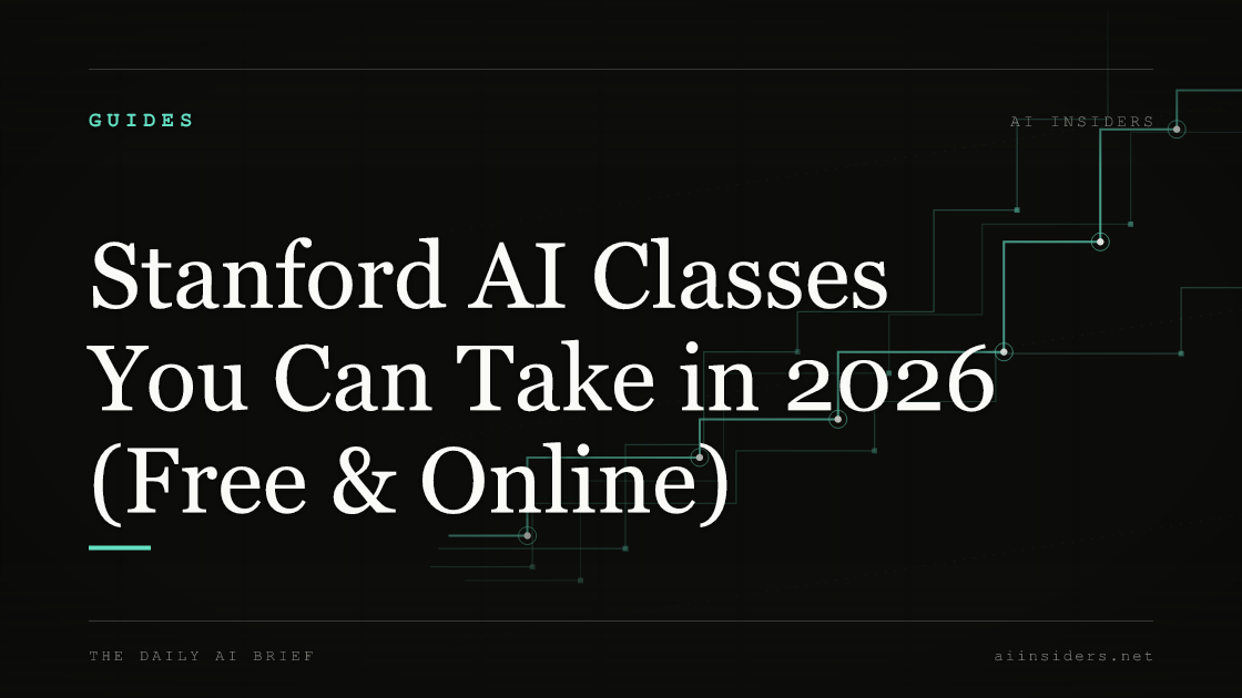 Stanford AI Classes You Can Take in 2026 (Free & Online) — featured image for AI Insiders