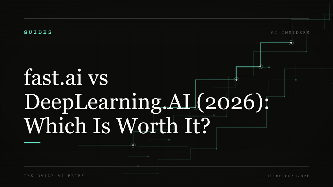 fast.ai vs DeepLearning.AI (2026): Which Is Worth It? — featured image for AI Insiders