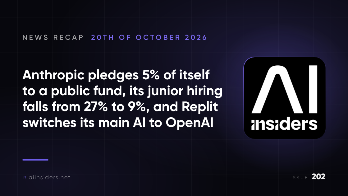 AI Insiders Newsletter cover for the issue dated 20 Oct 2026