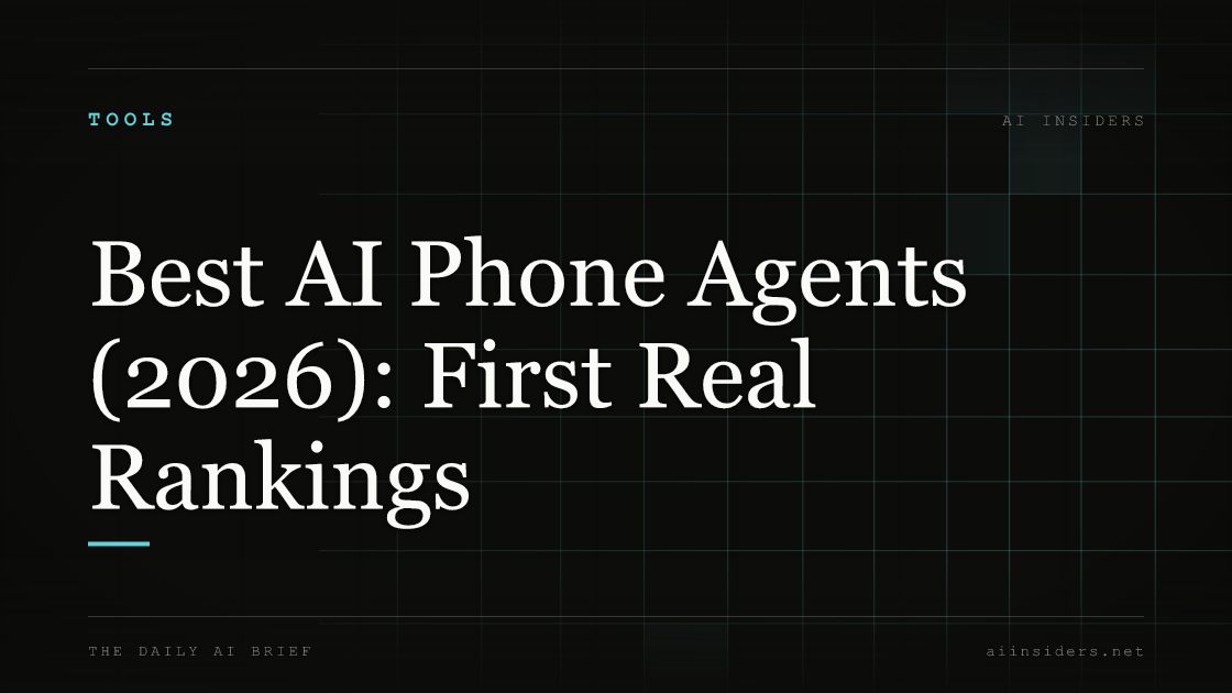 Best AI Phone Agents (2026): First Real Rankings — featured image for AI Insiders