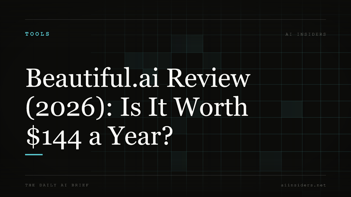 Beautiful.ai Review (2026): Is It Worth $144 a Year? — featured image for AI Insiders