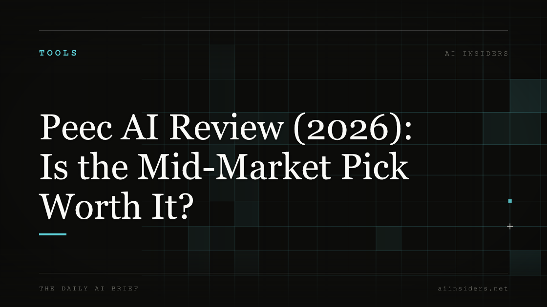 Peec AI Review (2026): Is the Mid-Market Pick Worth It? — featured image for AI Insiders